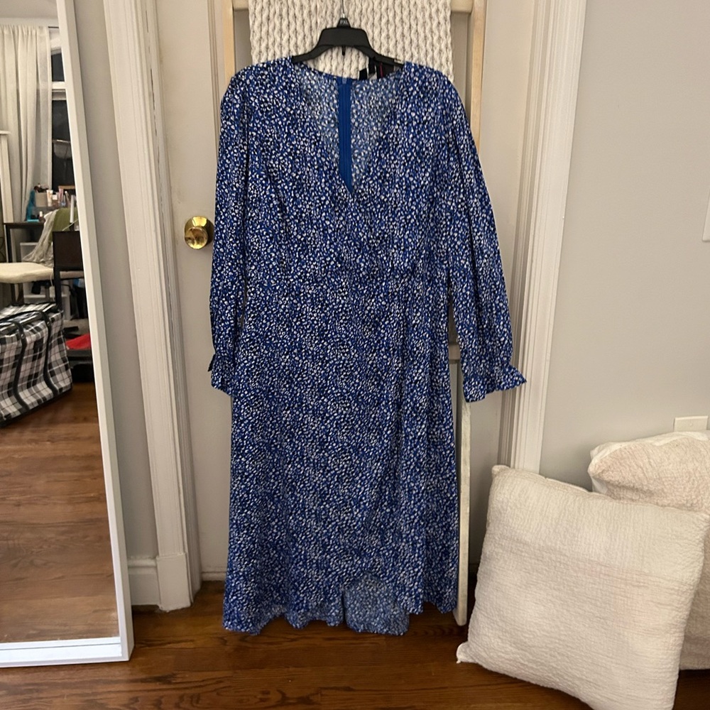 Faux wrap Work dress